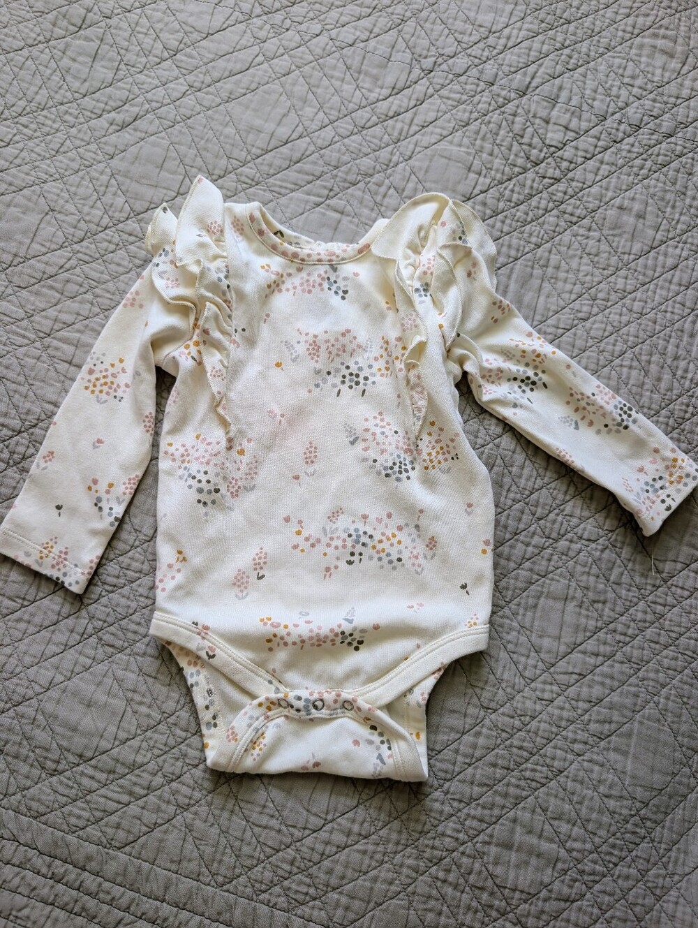Pehr Floral Organic Cotton Onesie